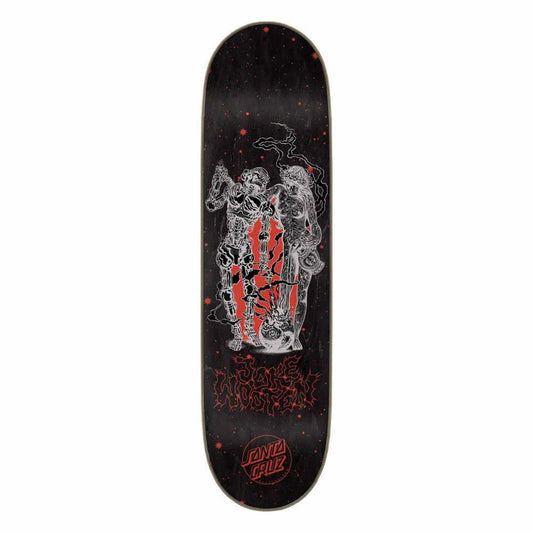 Santa Cruz VX Skateboard Deck Wooten Duo Inverse Black/Red 8.5"