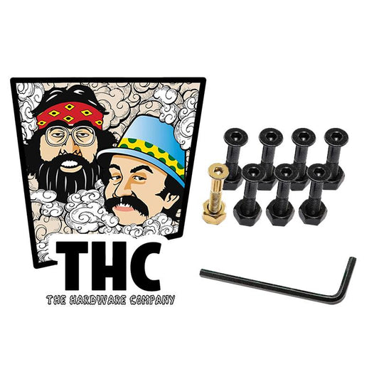 The Hardware Company THC Cheeky Chong Skateboard Nuts & Bolts 1" Allen Key & Sticker