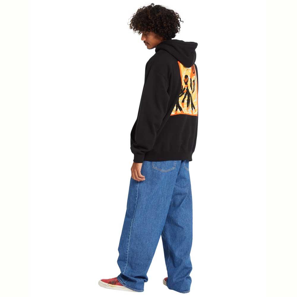 Volcom GonyVaders Pullover Hooded Sweatshirt Black