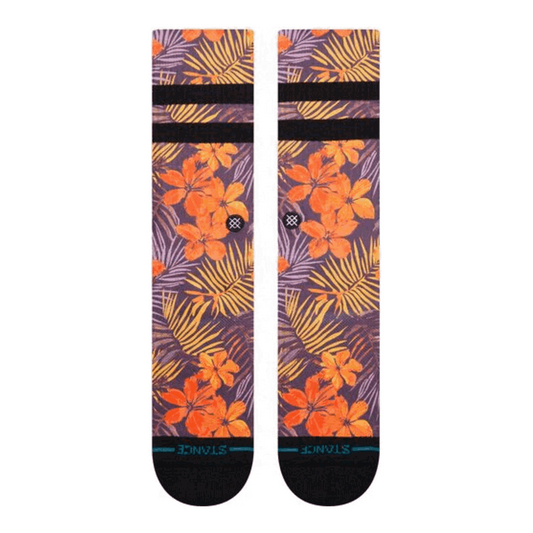 Stance Poipu Crew Socks Orange Large Uk7-11