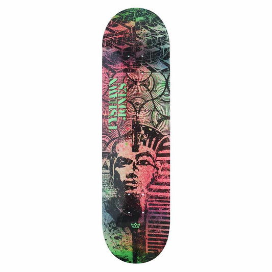 King Skateboards Tyshawn Tut Skateboard Deck Pink Green 8.25"