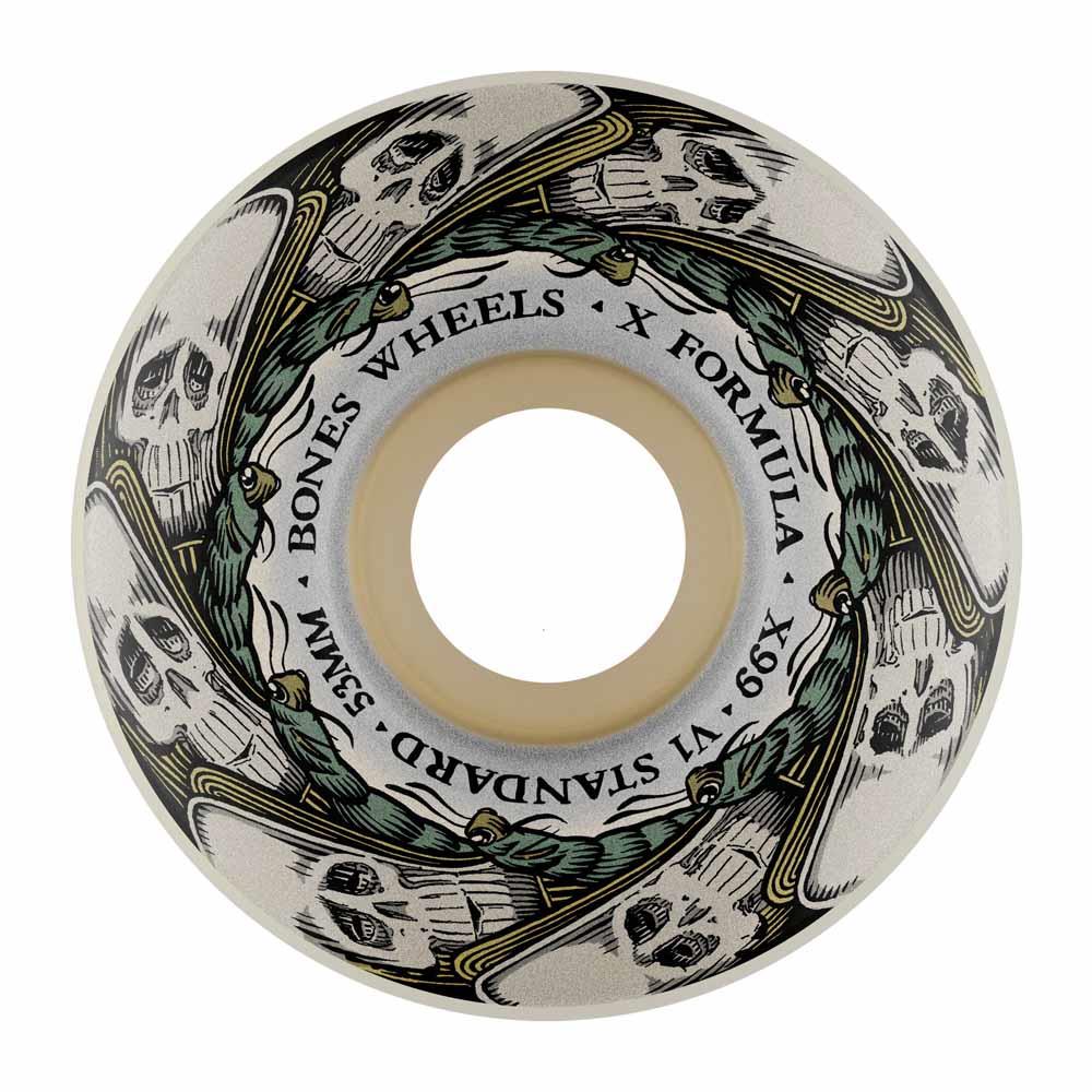 BONES Skateboard Wheels Butterfly Effect 99A V1 Standard X 99 53mm