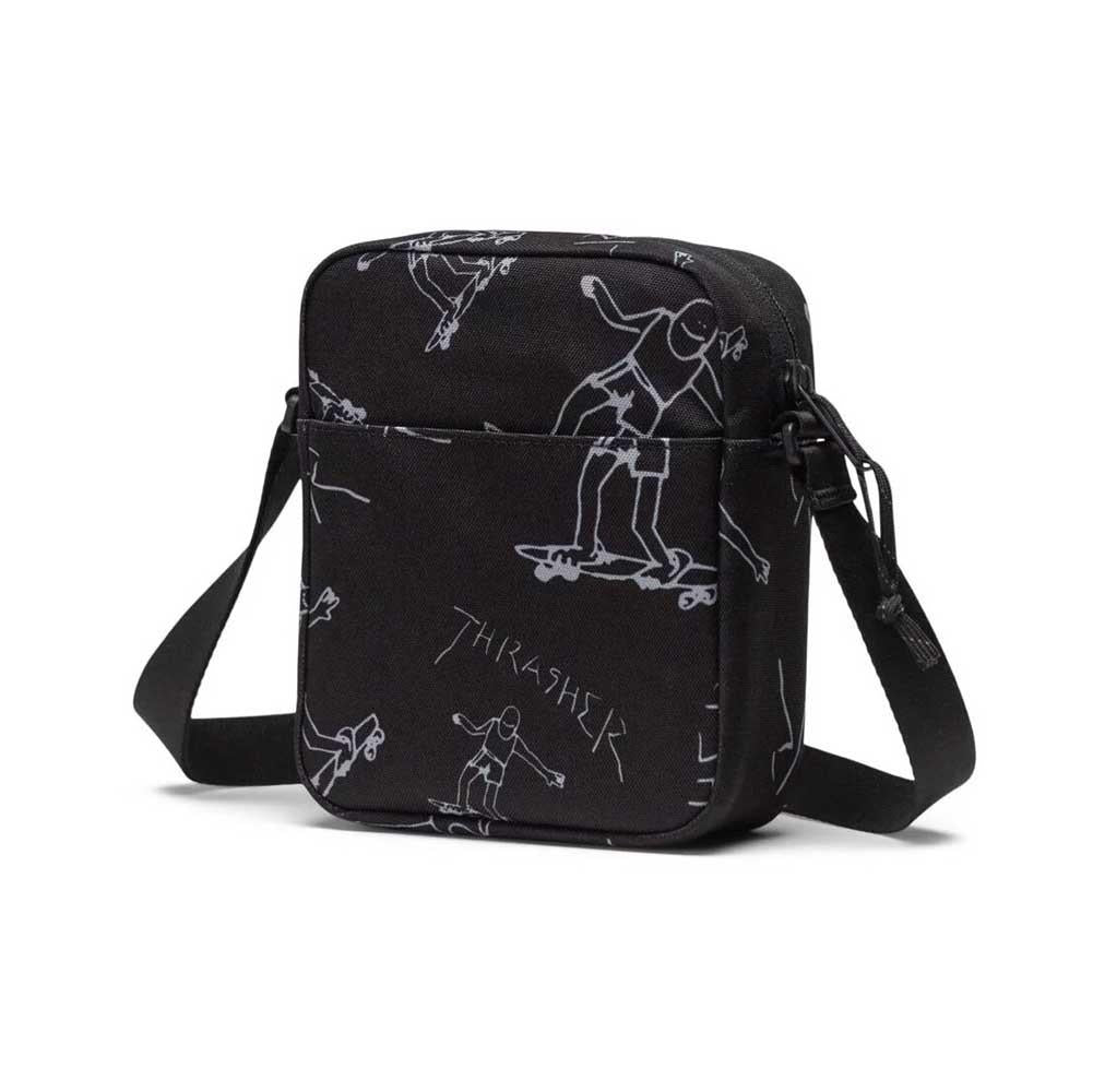 Herschel X Thrasher Magazine Gonz Heritage Crossbody Bag Black