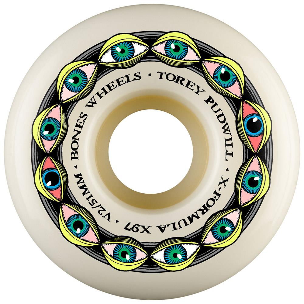 BONES Wheels X-Formula Torey Pudwill 'Frying Eyes' V2 (Locks) 97A 53mm