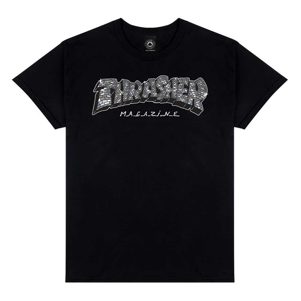 Thrasher Cracked By ExTeenager T-Shirt Black