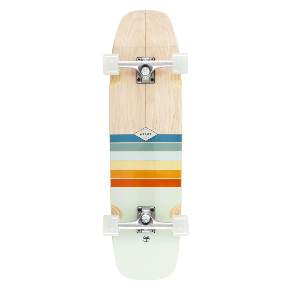 Arbor Cruiser Complete Skateboard Foundation Shakedown Multi 34"