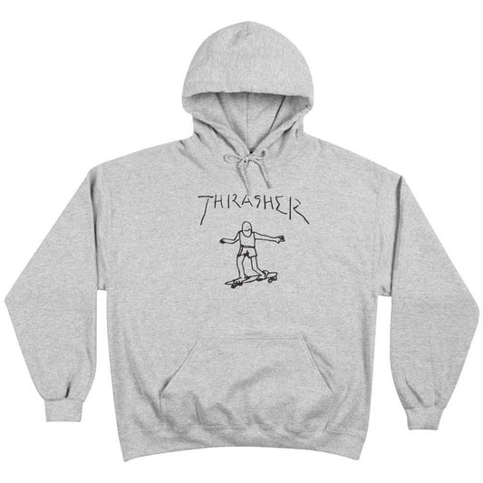 Thrasher Magazine Hooded Sweatshirt Gonz Grey/Black