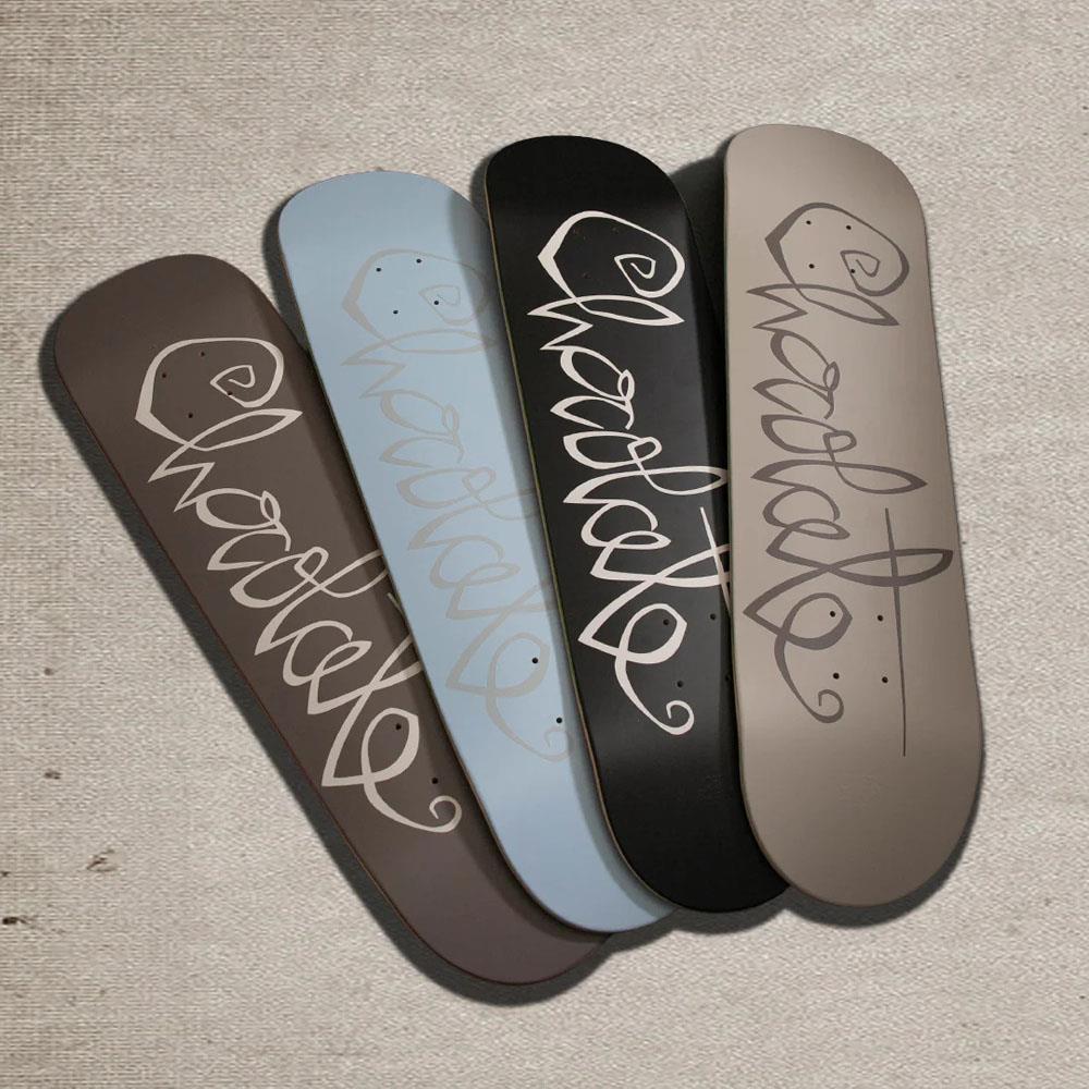 Chocolate Trahan OG Script Skateboard Deck G052 8.25"