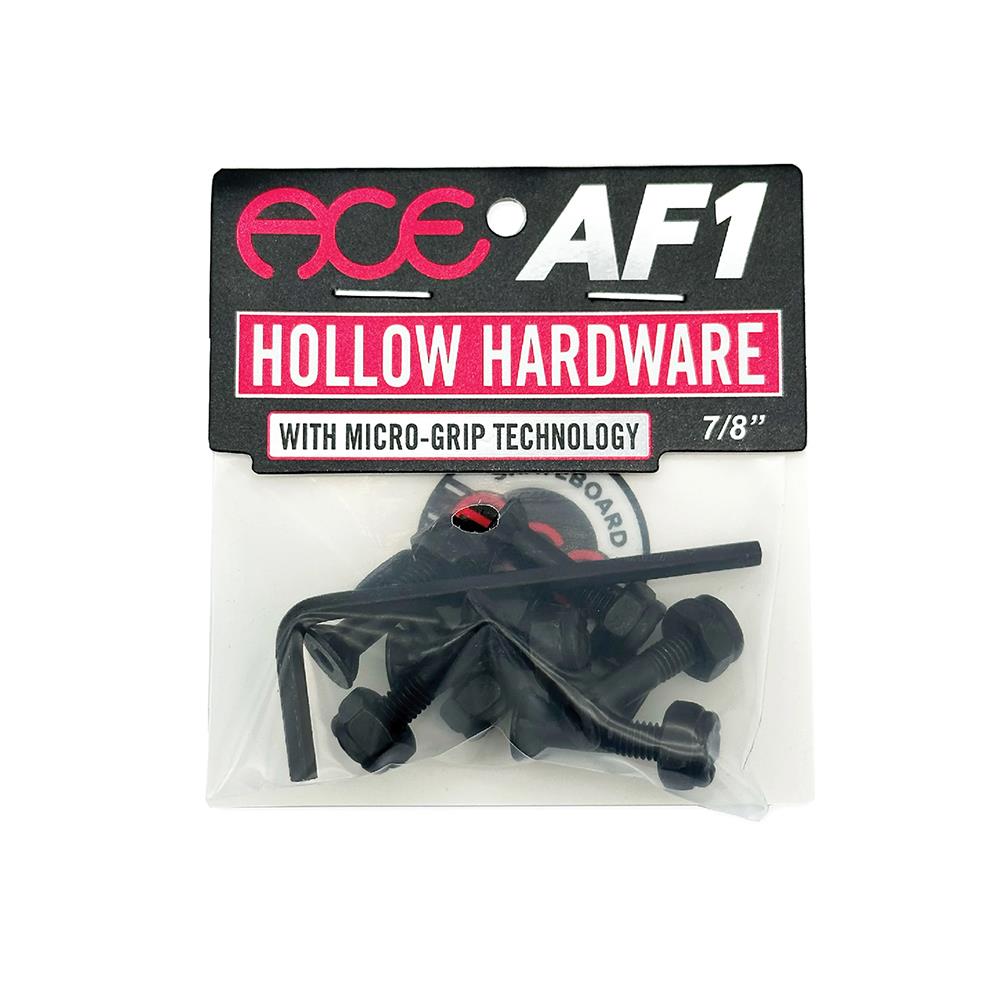 Ace Trucks AF1 Hollow Skateboard Bolts with Grippers Allen 7/8"