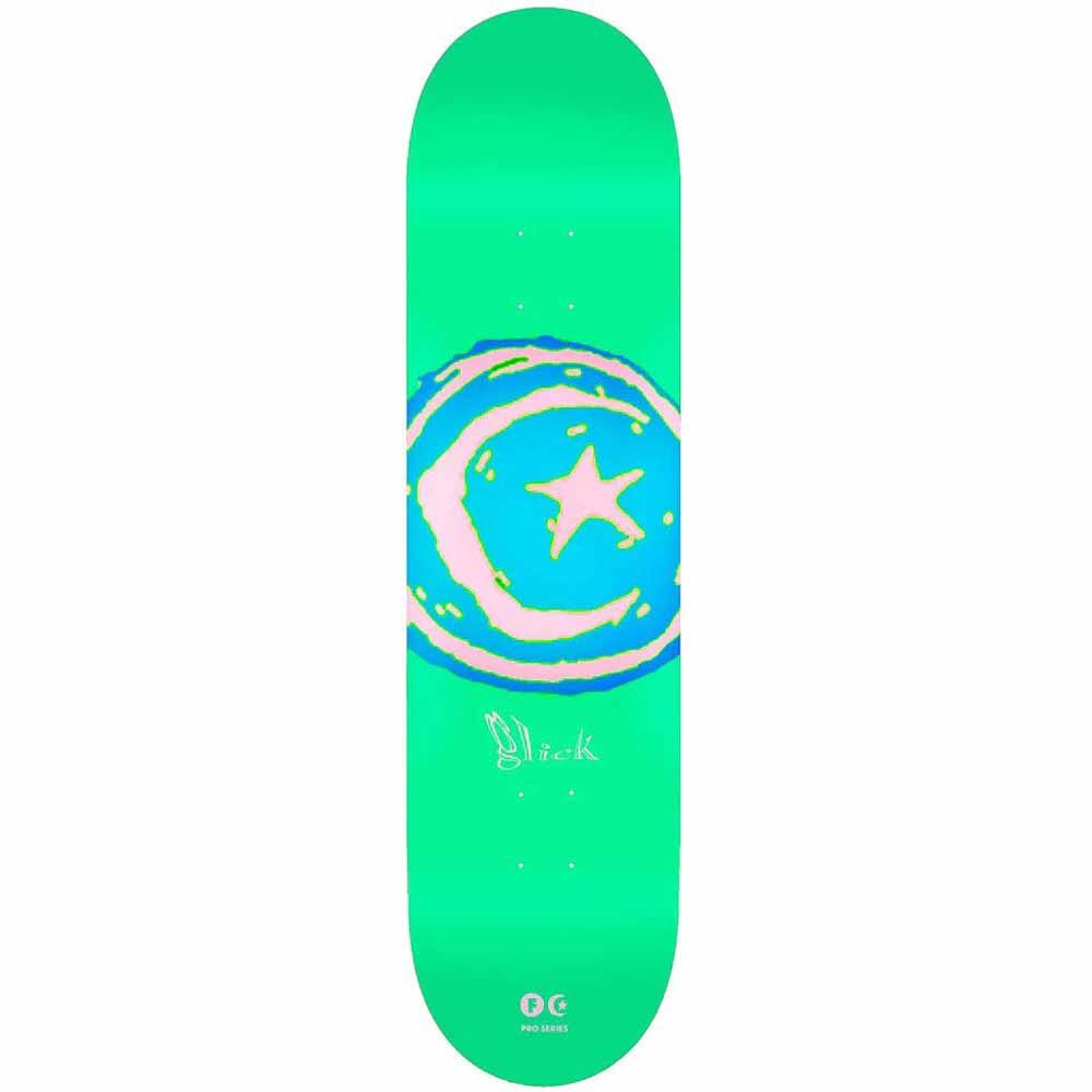 Foundation Glick Star and Moon Skateboard Deck 8.25"