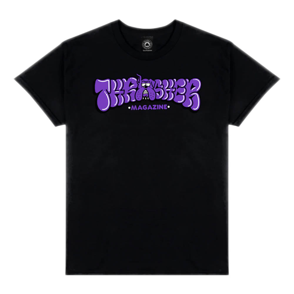 Thrasher Skateboard Magazine Bully T-Shirt Black
