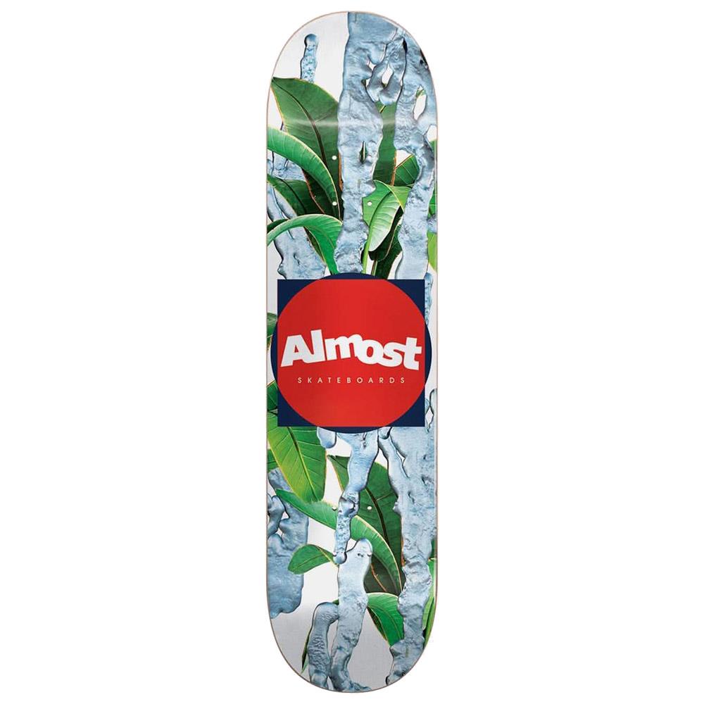 Almost Skateboards Metal HYB Skateboard Deck White 8.375"