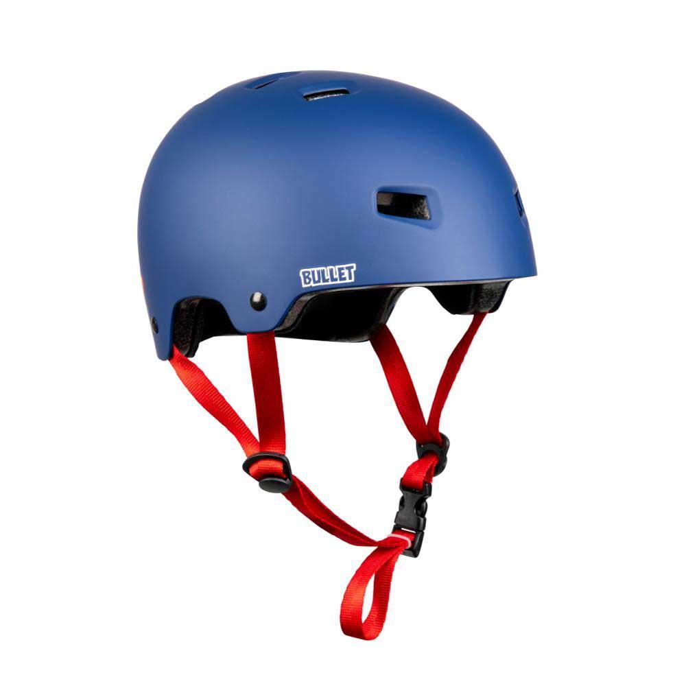 Bullet x Santa Cruz Helmet Strip Logo Helmet Matt Blue