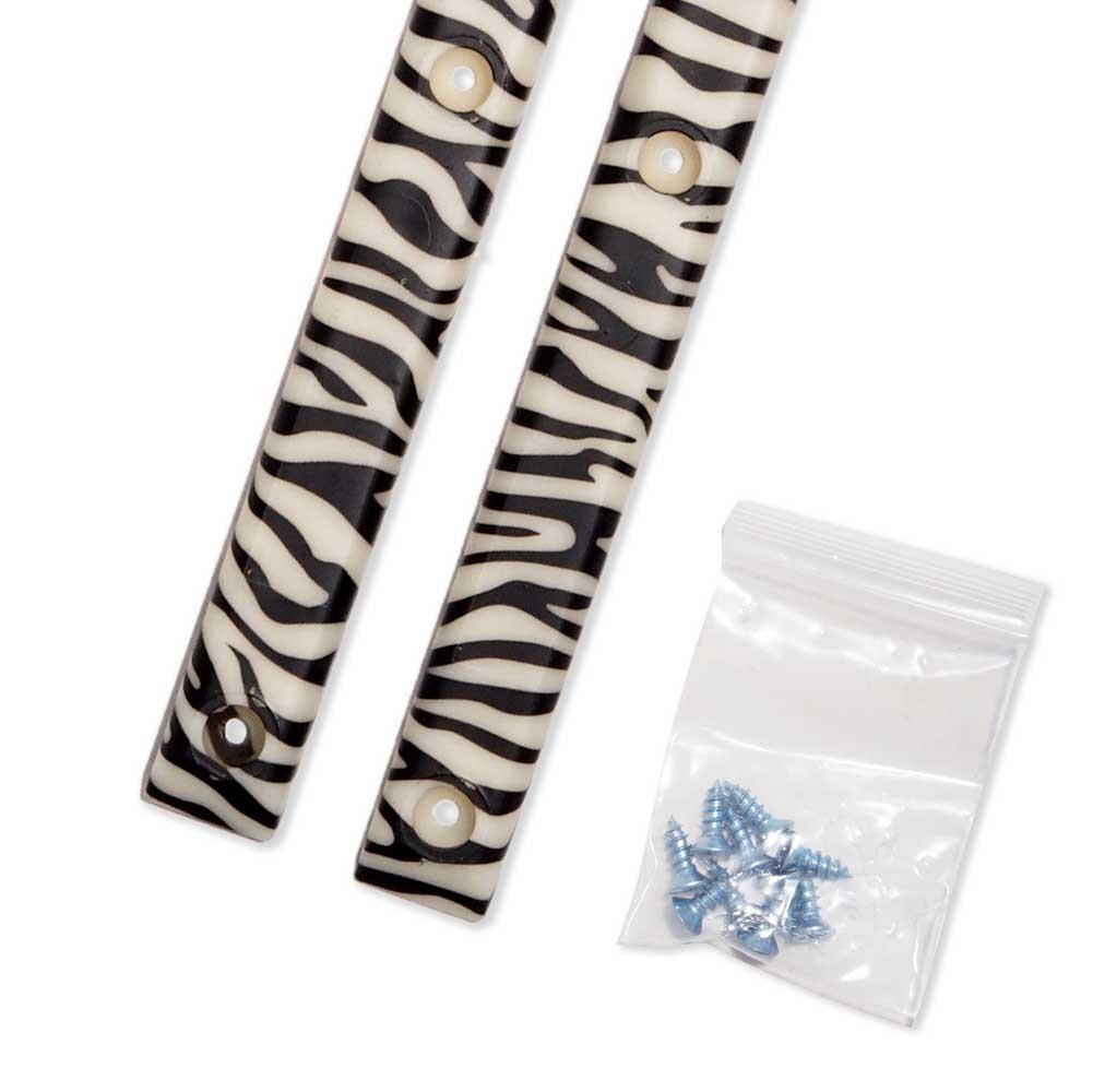 G-Tool Skateboard Rails 2 Pack Low Profile Zebra