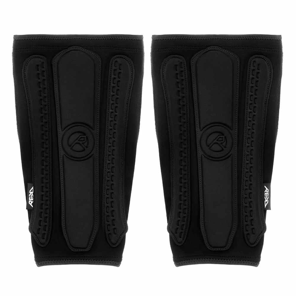 REKD Energy Covert Shin Impact Guards Black Long