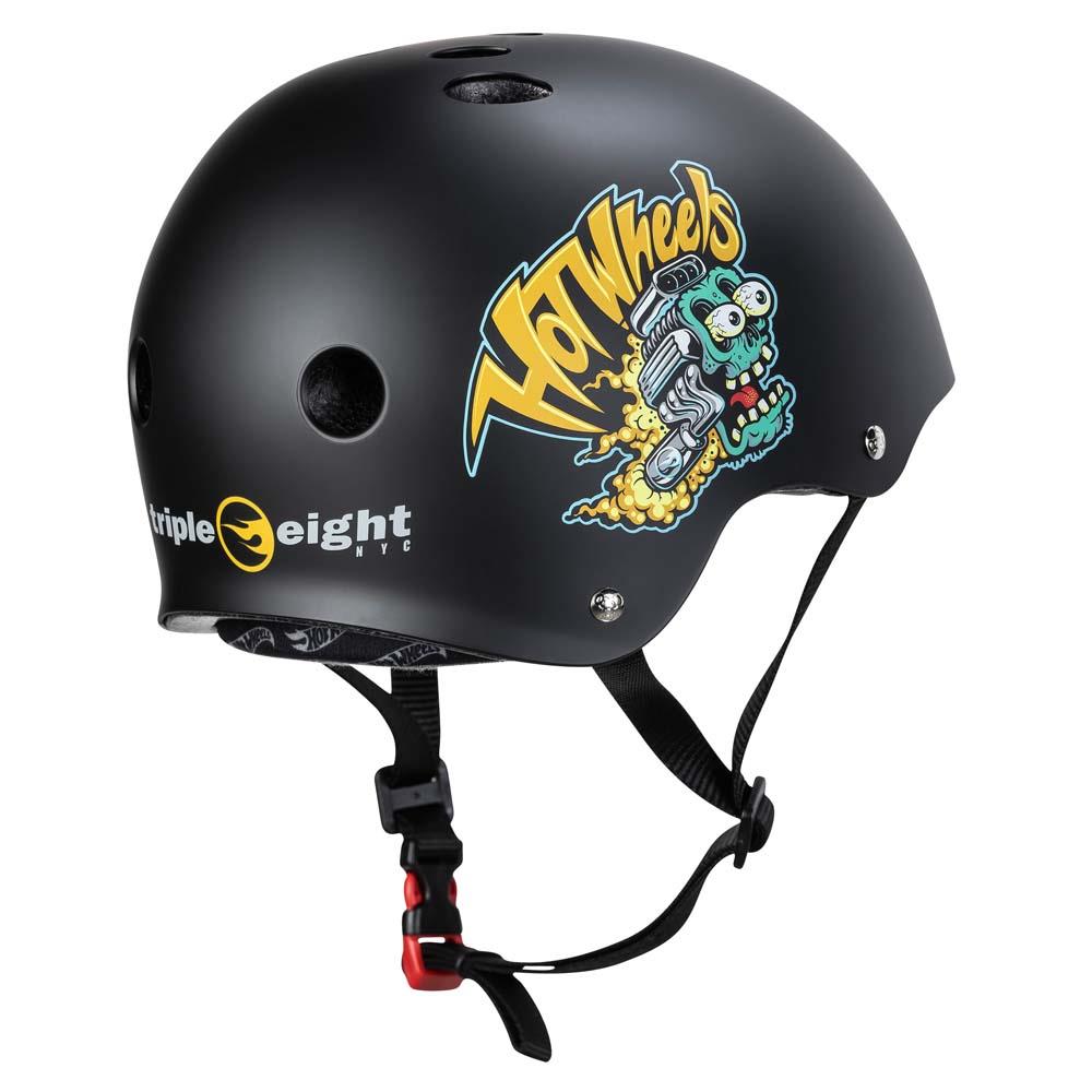 Triple 8 Skateboard Helmet Sweatsaver Certified - Hot Wheels