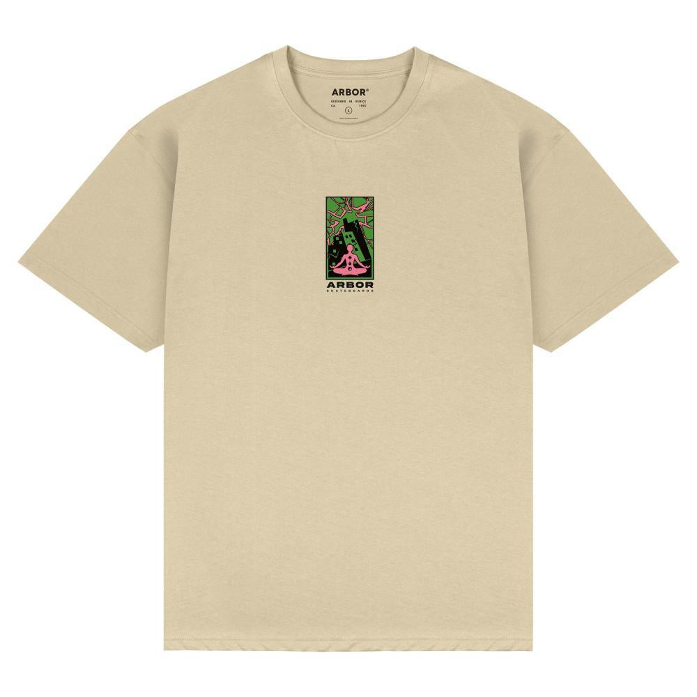 Arbor Skateboards T-Shirt Chaos T-Shirt Sand