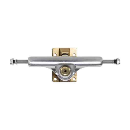 Slappy ST1 Ultra Low Inverted Hollow Lights Skateboard Trucks Polished Gold Gold 8"