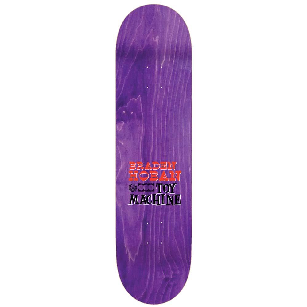 Toy Machine Skateboard Deck Hoban Mind Control 8.63"