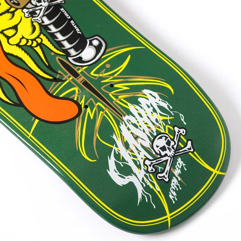 Santa Cruz Skateboard Deck Meek Pinstripe Slasher Green 9.23"