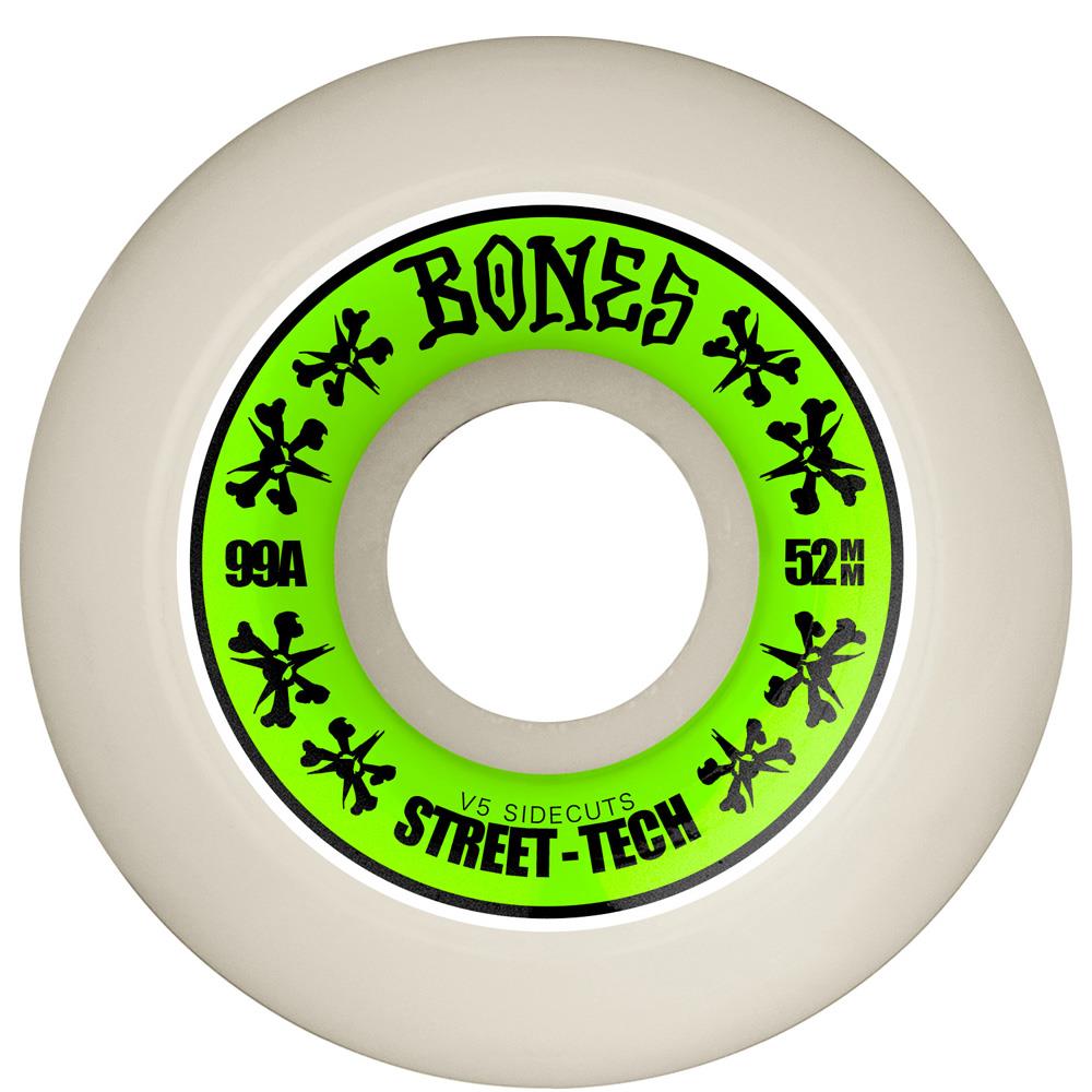 Bones Skateboard Wheels STF 52mm 99A V5 Sidecut SP26