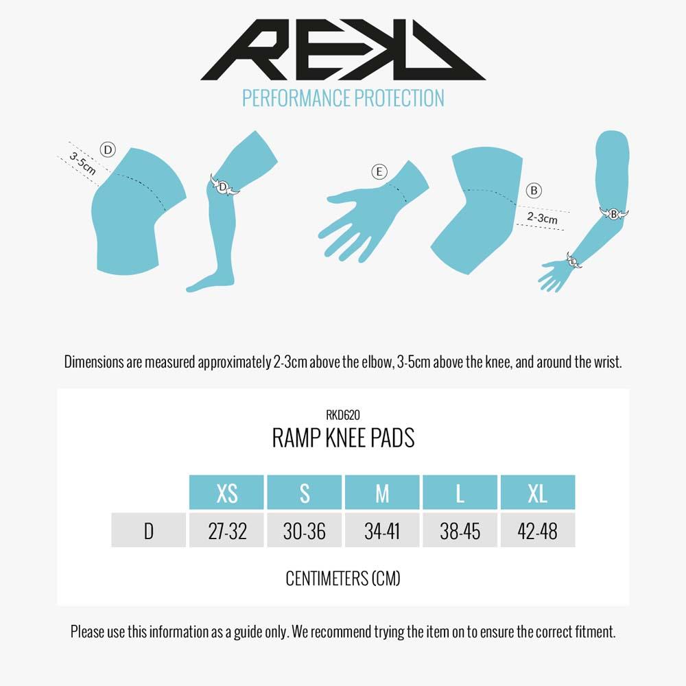 REKD Ramp Knee Pads Black Khaki