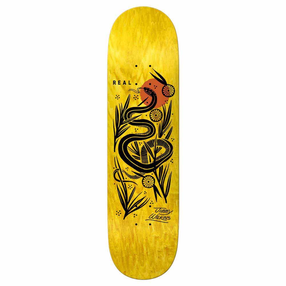 Real Pro Skateboard Deck Wilins Mudgett Yellow 8.86