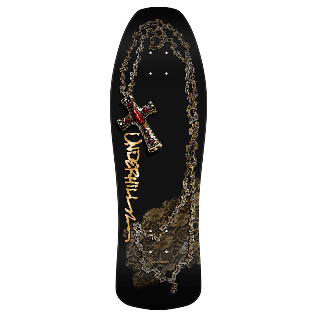 Powell Peralta Ray Underhill Chain & Cross Gold Foil Skateboard Deck 10"
