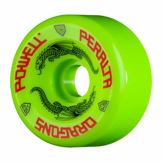Powell Dragon Formula 93A Skateboard Wheels Green 64mm x 36mm