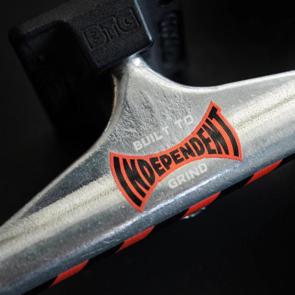Indy Stage 11 Skateboard Trucks Built To Grind Silver/Black 139mm