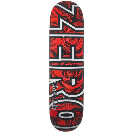 Zero Skateboard Deck Cole Floral Bold Red 8.5"