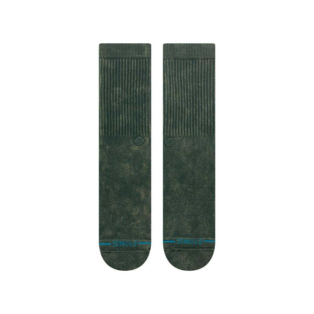 Stance Socks Icon Dyed Crew Pine Green Large