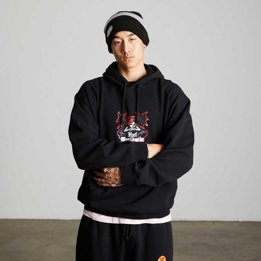 Huf Chaos Pullover Hooded Sweatshirt Black