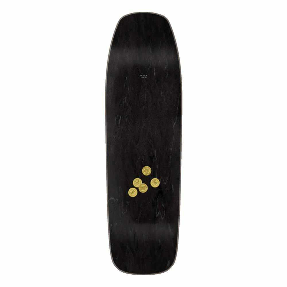 Santa Cruz Skateboard Deck Delfino Pinball Shaped Multi 9.14"