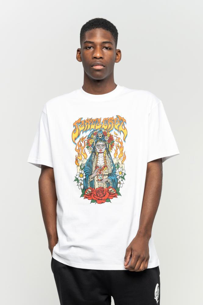 Santa Cruz T-Shirt Santa Muerte T-Shirt White