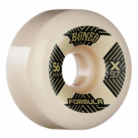 Bones Skateboard Wheels X-Formula Xcell 97A V6 Wide-cut 56mm