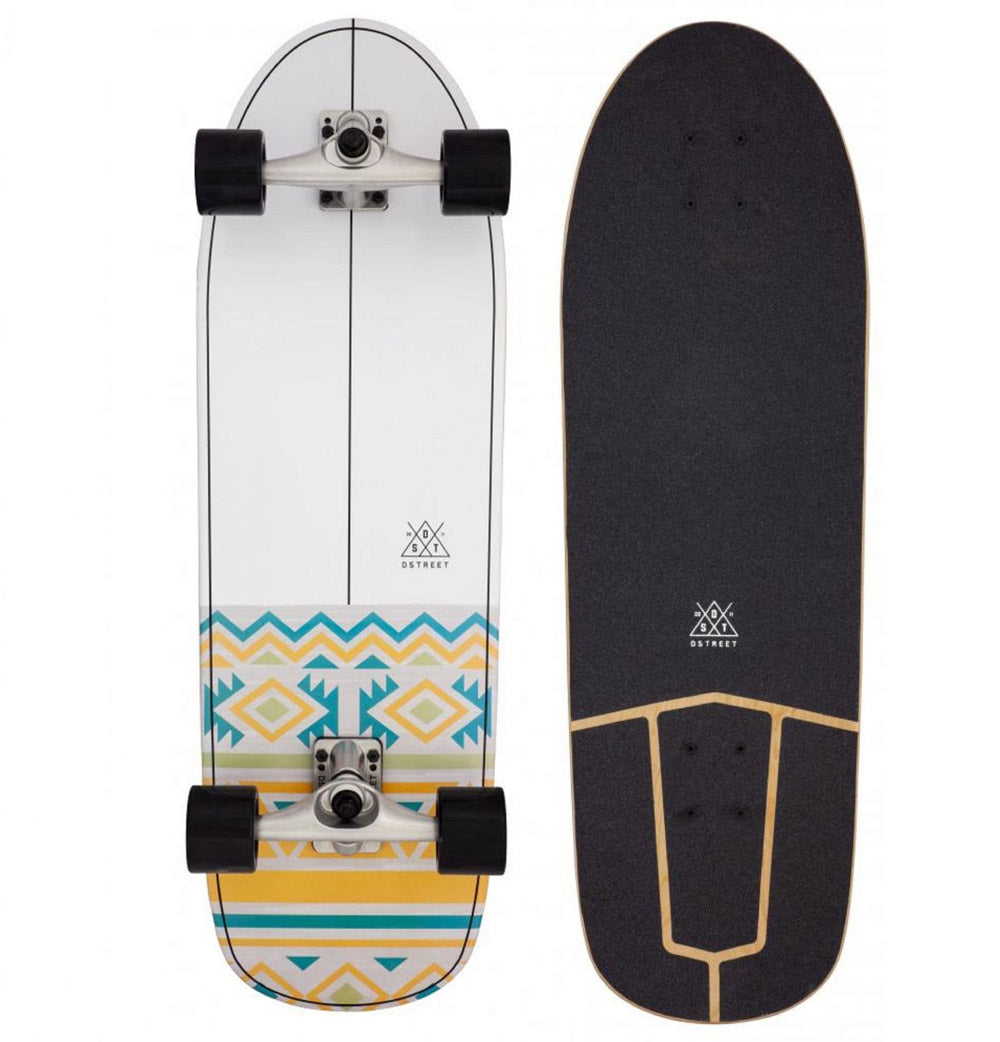 D Street Surfskate Navaho Cruiser Factory Complete Skateboard Multi 32"