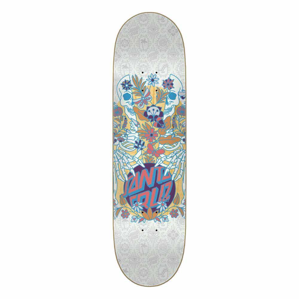 Santa Cruz Skateboard Deck Sage 7Ply Birch White/Multi 8.5"