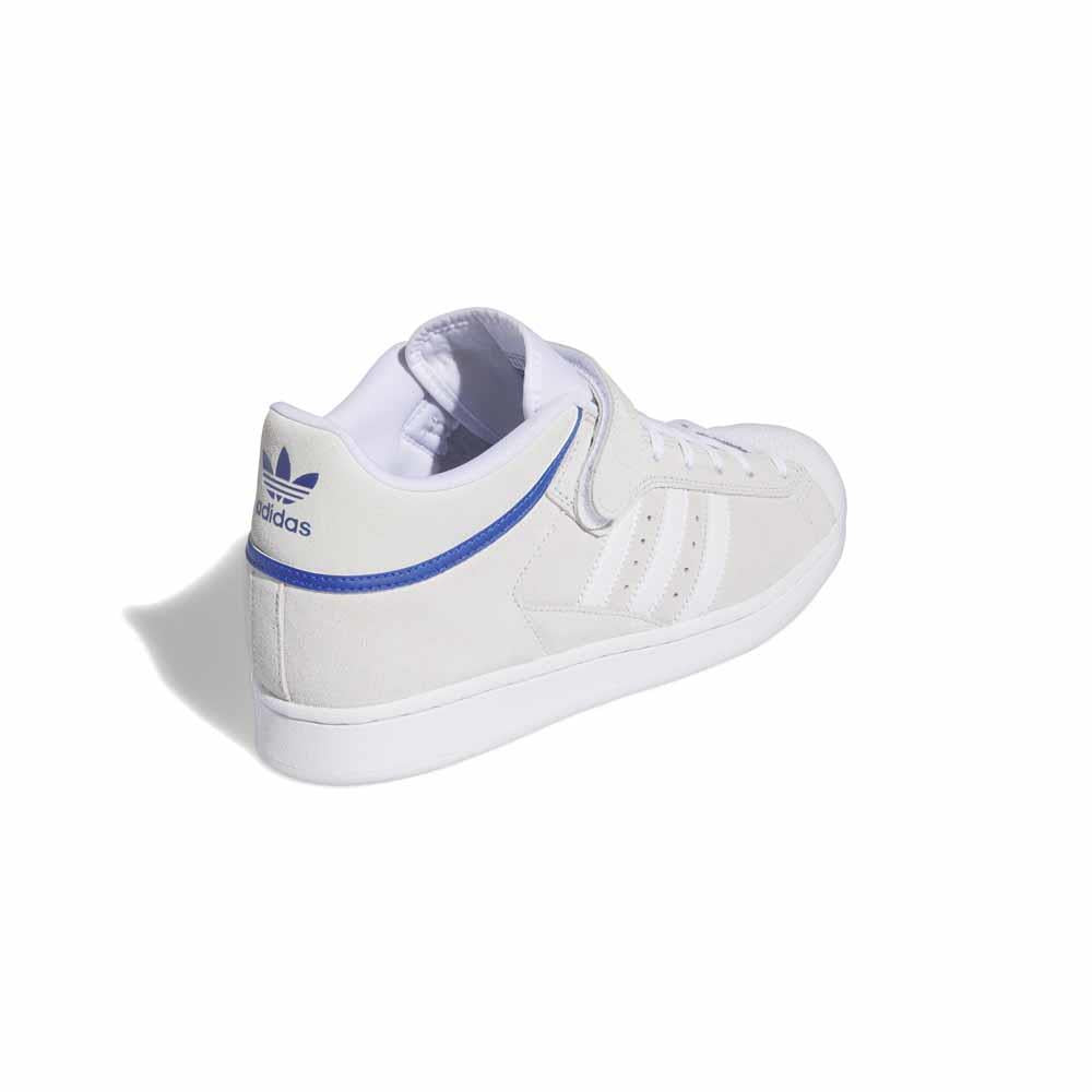 Adidas Skateboarding Pro Shell Adv Crystal Feather White Royal Blue Skate Shoes