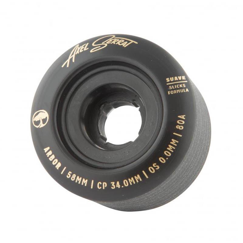 Arbor Signature Skateboard Wheels Suave Axel Serrat 80a Black 58mm
