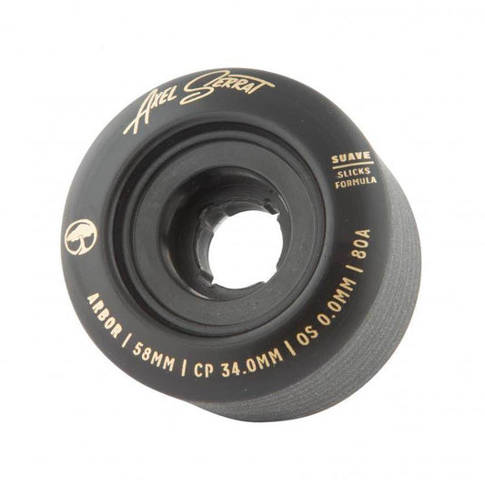 Arbor Signature Skateboard Wheels Suave Axel Serrat 80a Black 58mm
