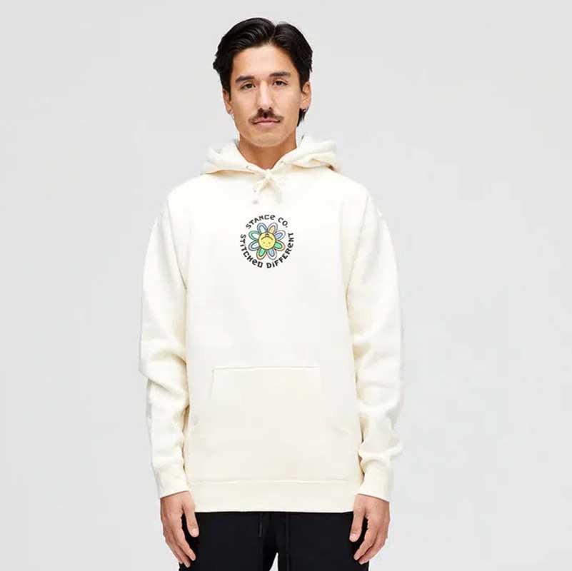 Stance Floral Punch Hooded Sweatshirt Bone