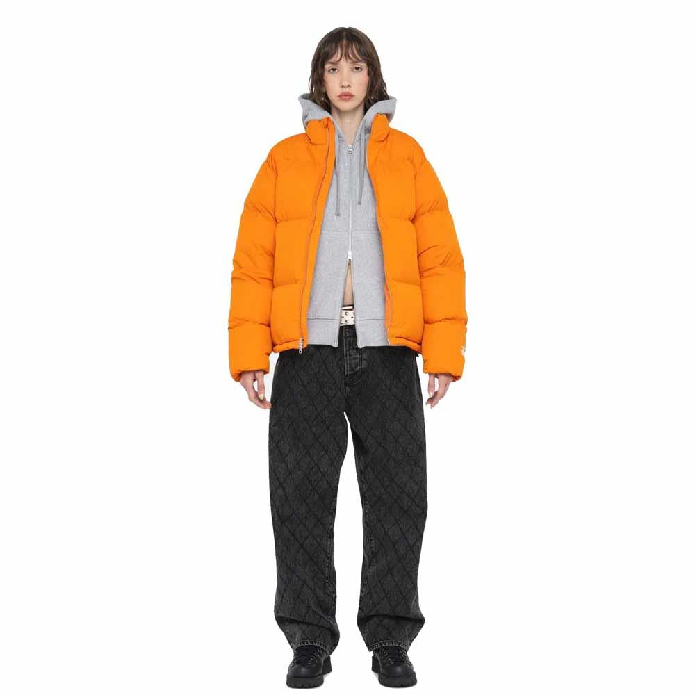 Stussy Nylon Down Puffer Orange