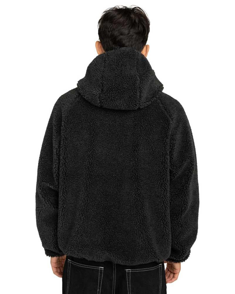 Element Wolfe Sherpa Reversible Sherpa Jacket Off Black Black