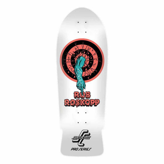 Santa Cruz Reissue Skateboard Deck Roskopp One White/Red/Blue 10.35"