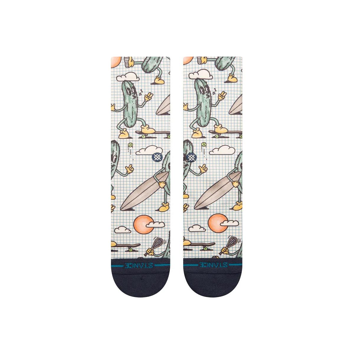 Stance Socks Feeling Pickled Crew Cream Large