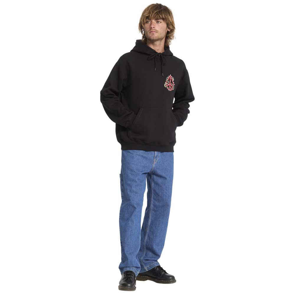 Volcom Watanite Pullover Hooded Sweatshirt Black 25