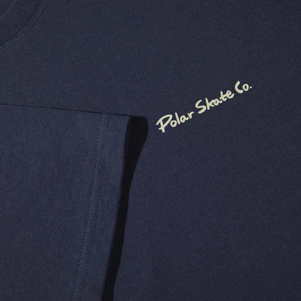 Polar Skateboards Faces T-Shirt New Navy