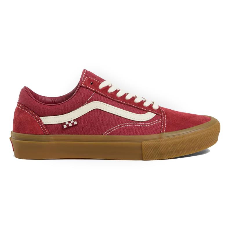 Vans Skate Old Skool Red Gum Skate Shoes