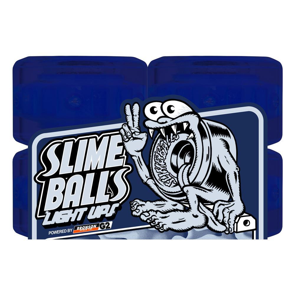 Slime Balls Skateboard Wheels SB Cafe Light Ups OG Slime 78a Ice 66mm